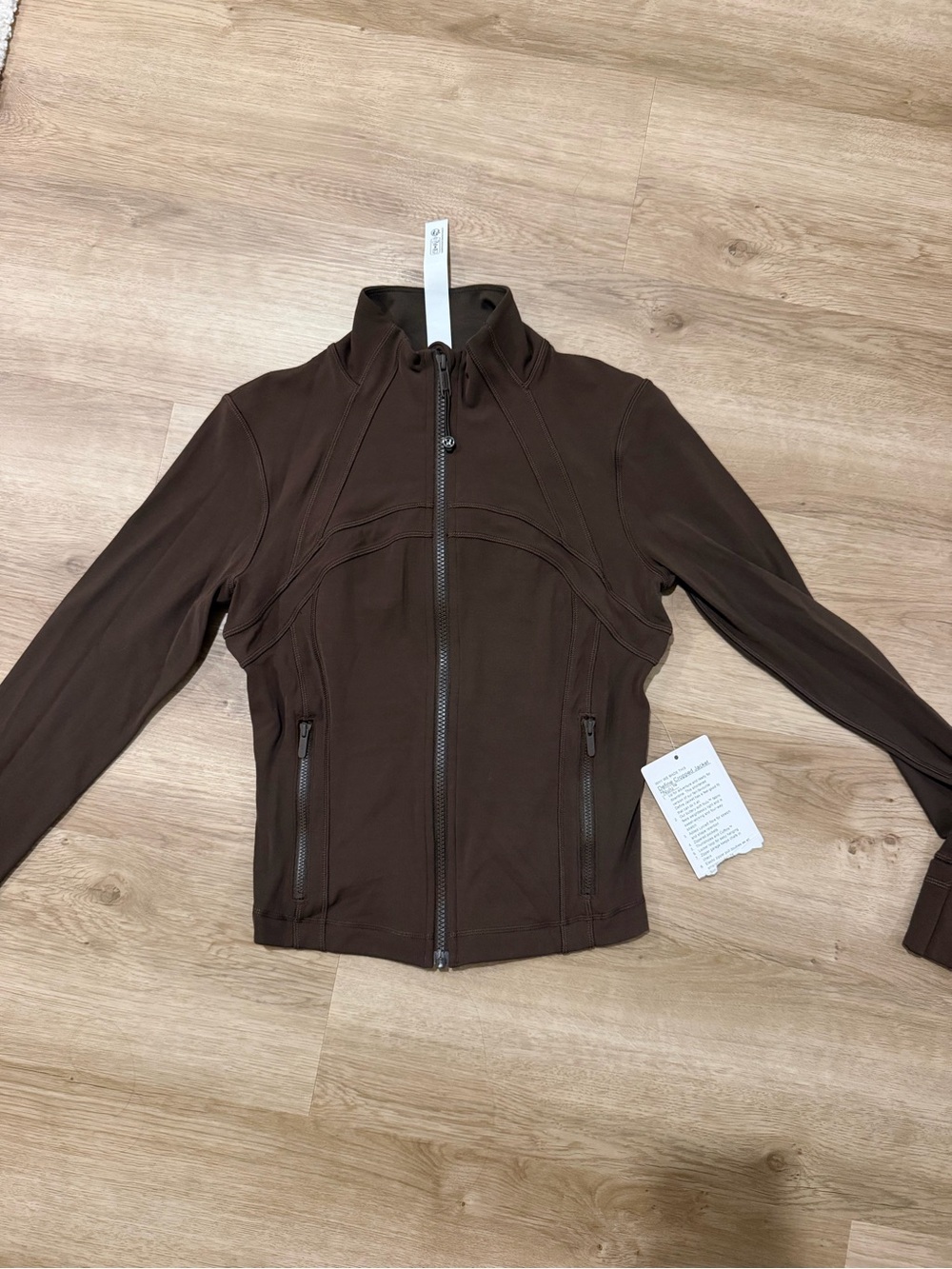Lululemon Define Cropped Jacket Nulu- Brown